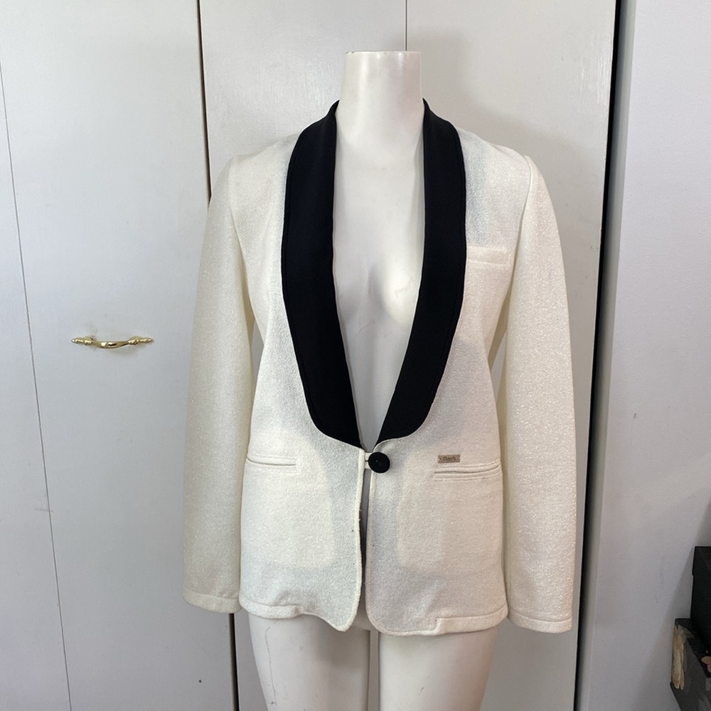 $500 Bark Italy Sparkly Tuxedo Jacket